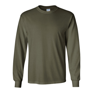 G-Gildan 100% Cotton T-Shirt Long Sleeve Heavyweight Cotton