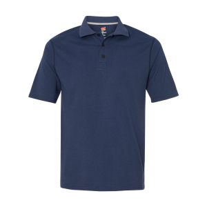 HANES POLO 50/50 EMBROIDERED