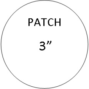 PATCHES 3" EMBROIDERED