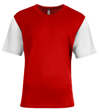 A4 V-NECK DRY TEE TWO TONE