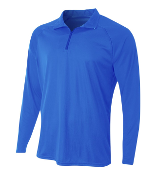 A4 Zipper Dry Fit Long Sleeve