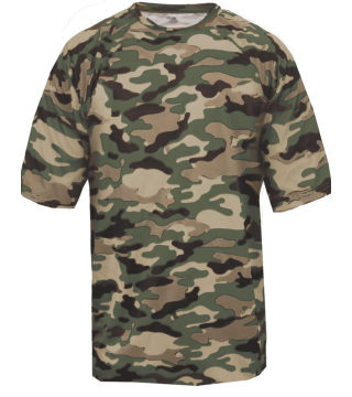 B-Badger Camo Dry Tee