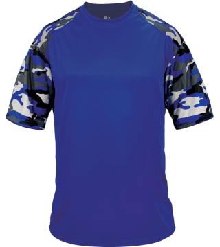 Badger Camo Sport Dri Tee Youth & Adults