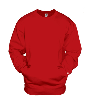 Badger Pocket Crew Sweat Top