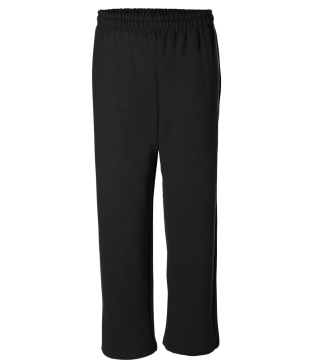 G-Gildan 50/50 Fleece Sweatpants Open Bottoms