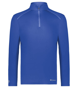 H-Holloway "Coolcore" Dry Fit Quater Zip Long Sleeve Tee UPF50