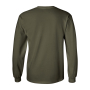 G-Gildan 100% Cotton T-Shirt Long Sleeve Heavyweight Cotton Back side