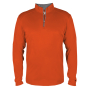 B-Badger Dry Fit 8" Zip Long Sleeve Tee Front side