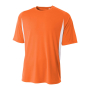 D-A4 Cooling Dry Fit Tee With Side Trim Front side