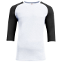 D-A4 Baseball 3/4 Sleeve Tee Front side