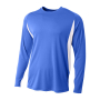 D-A4 Cooling Dry Long Sleeve with Trim Front side