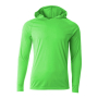 D-A4 Hooded Dry Fit Long Sleeve Tee Front side