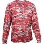 B-Badger Camo Digital Dry Fit Long Sleeve Front side
