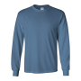 G-Gildan 100% Cotton T-Shirt Superweight Long Sleeve Front side
