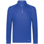 H-Holloway "Coolcore" Dry Fit Quater Zip Long Sleeve Tee UPF50 Front side